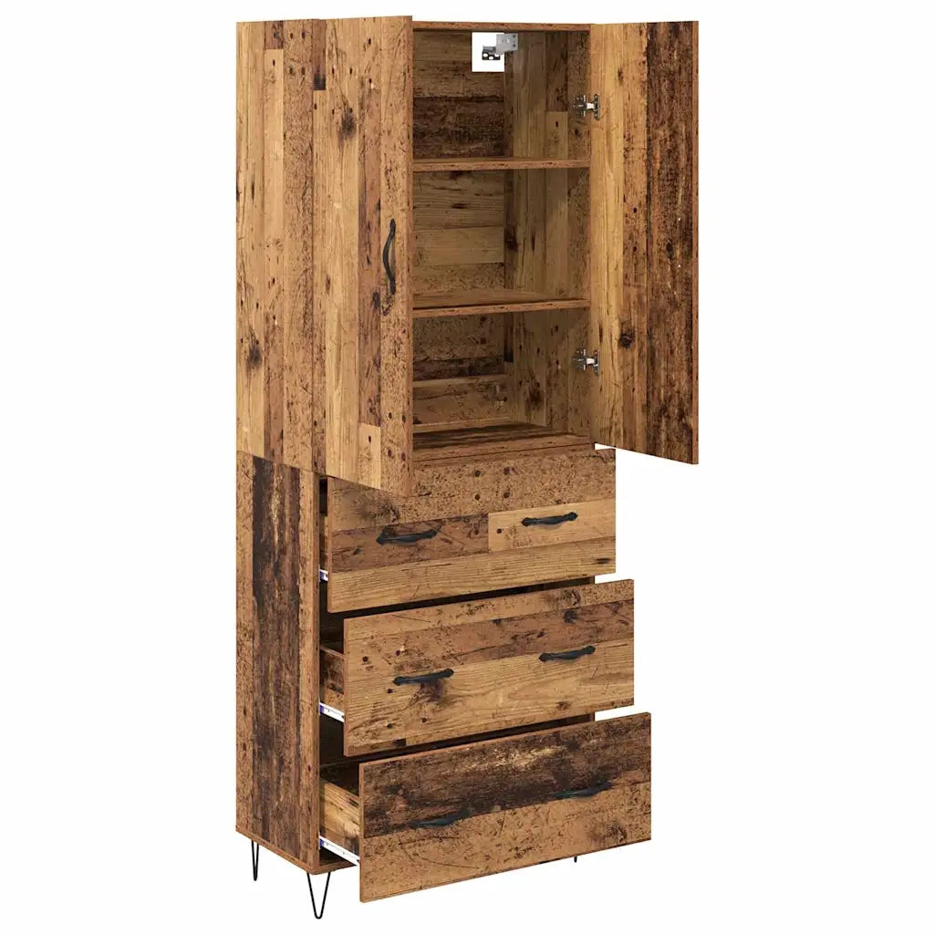 Credenza con cassetto 2 pcs Legno vecchio Legno multistrato 3415780