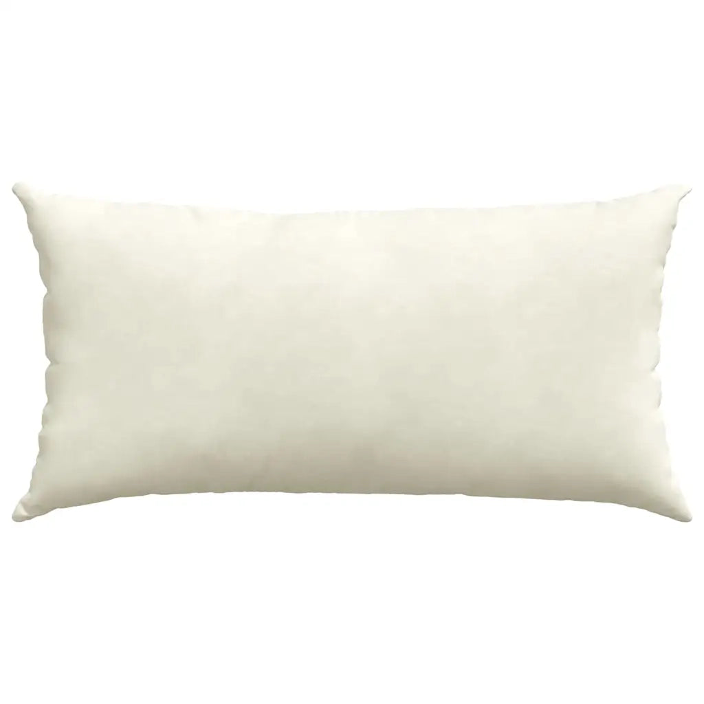 Cuscini da Divano 2 pcs Crema 80 x 40 cm Tessuto in Cords 42013722