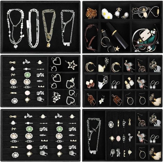 Set di foglie di decorazione in 6 pezzi in nero premium