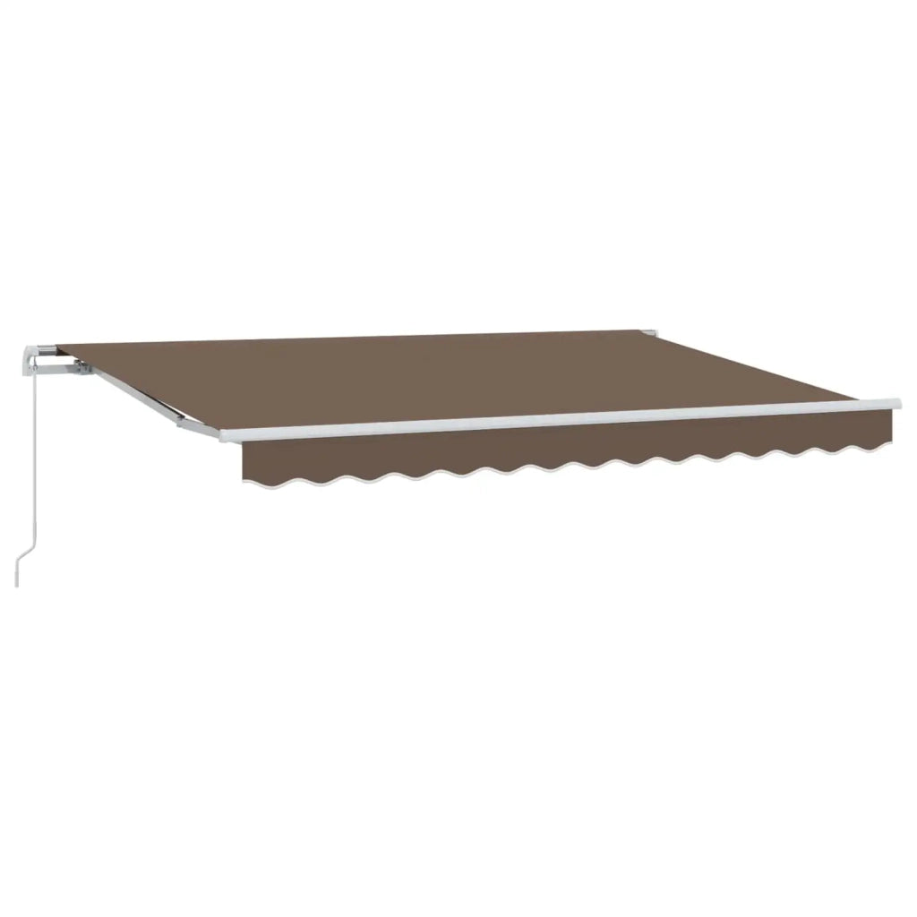 Tenda retrattile Tortora 300 x 250 cm Poliestere e Alluminio 3425834