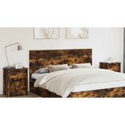 Testiera-Testata-Testiera Decorativa Rovere fum¨¦ 180 cm Legno multistrato 311186
