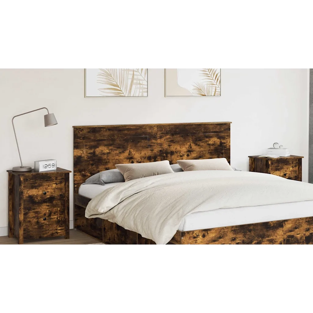 Testiera-Testata-Testiera Decorativa Rovere fum¨¦ 180 cm Legno multistrato 311186