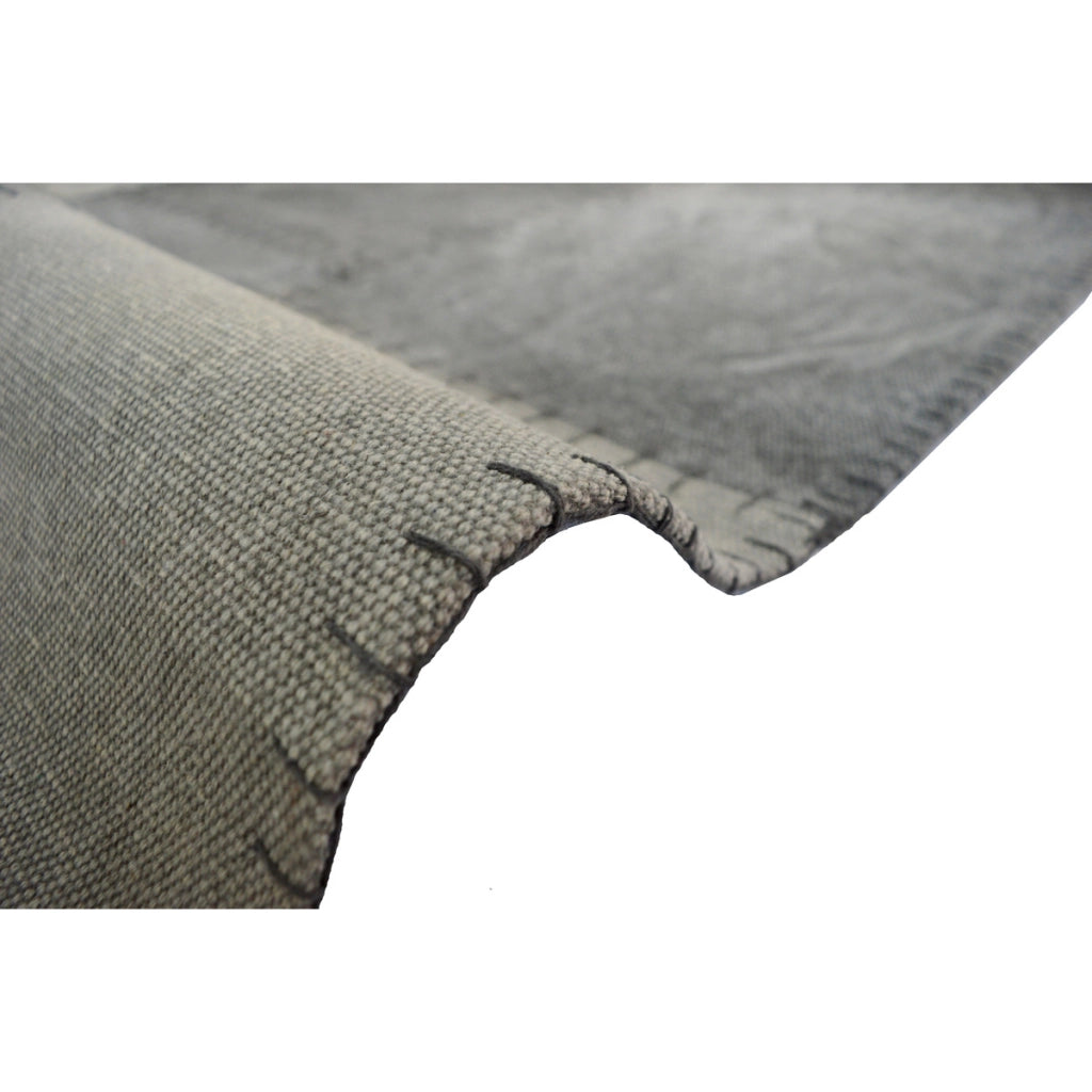 Tappeto Lyrical in cotone blu effetto patchwork 120x170 cm