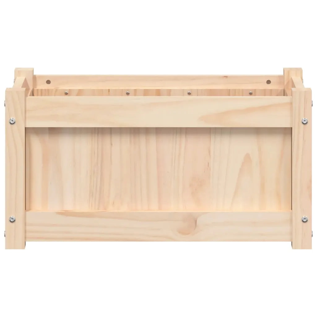 Fioriere da Giardino 2 pz in Legno Massello di Pino 837440