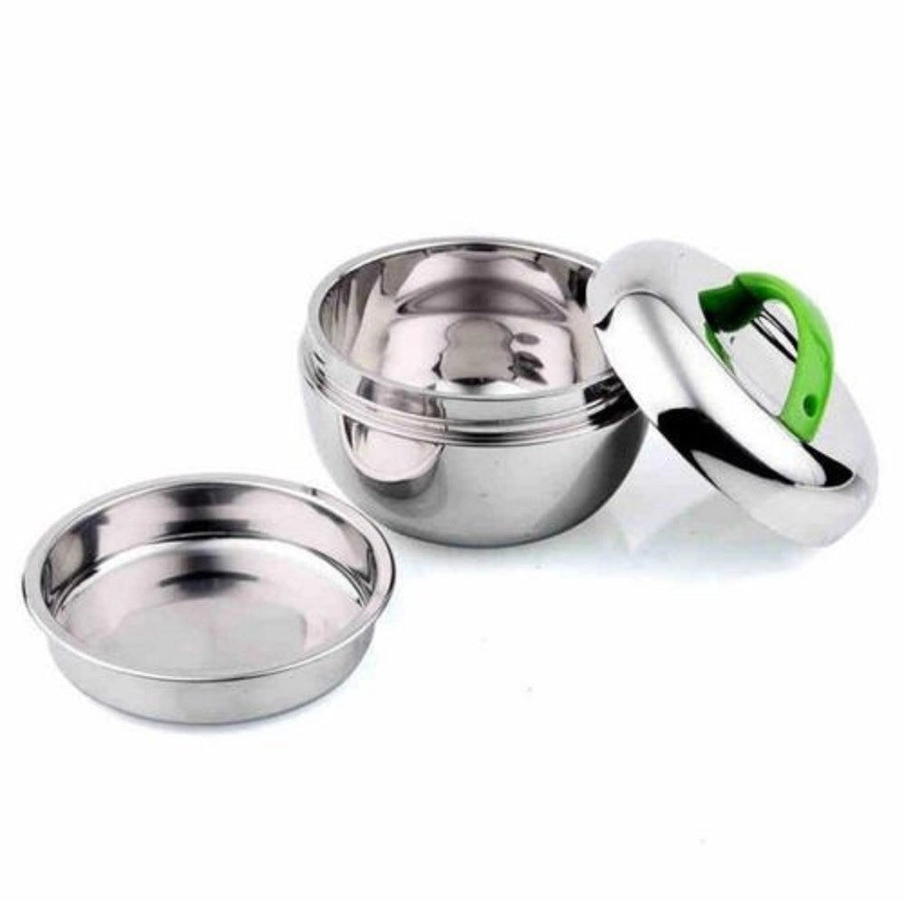 Trade Shop - Portavivande Ermetico 1000ml Contenitore Inox Abs Contenitore Porta Pranzo -