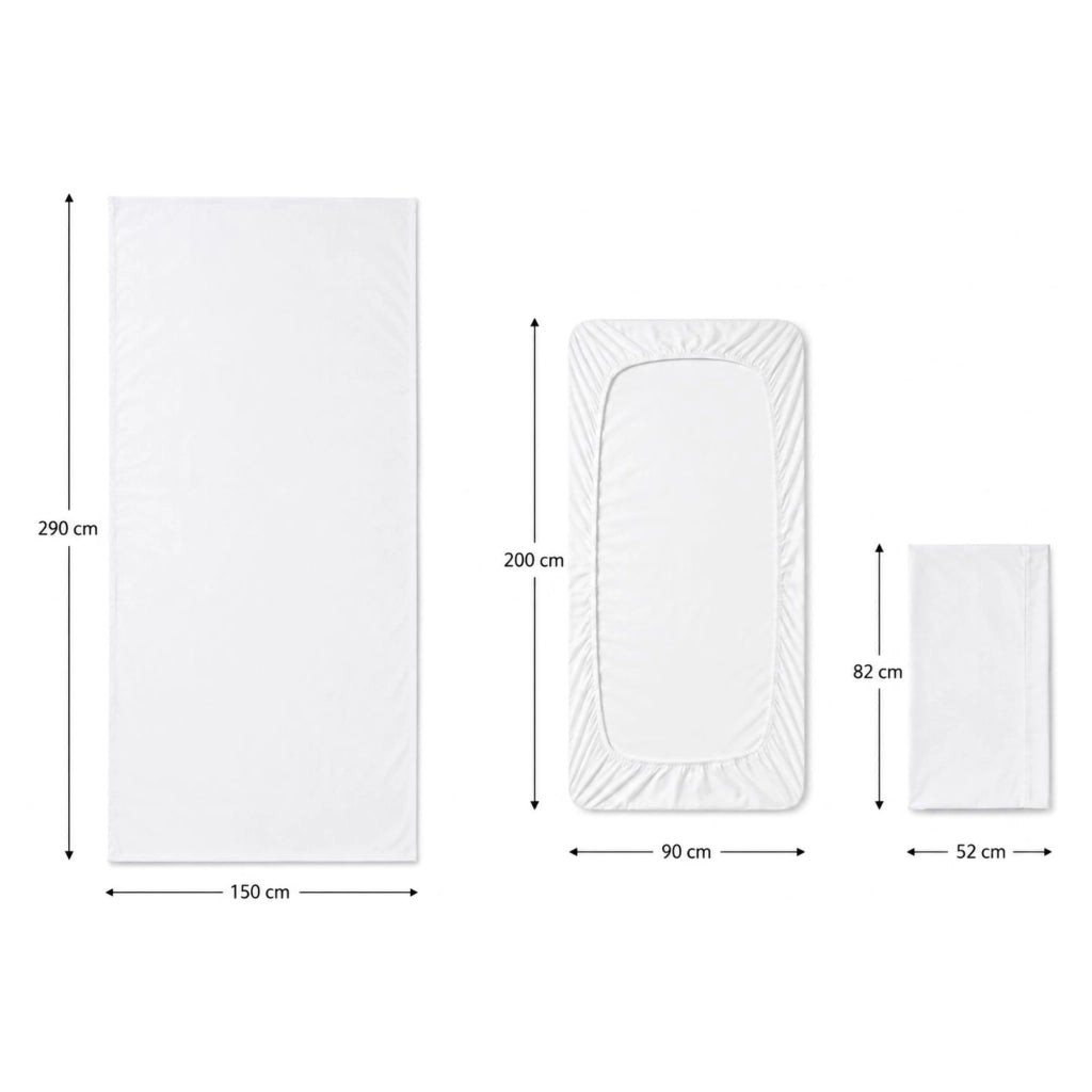 Rotihamo, set Completo Letto Singolo in Cotone, Viola Lilla