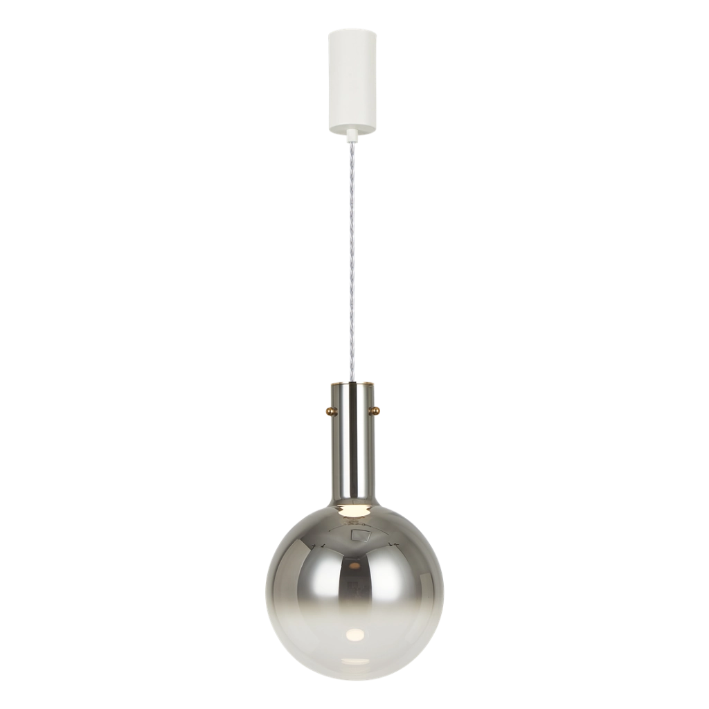 Lampada a sospensione Toronto Ø25 cromo vetro GU10 Milagro