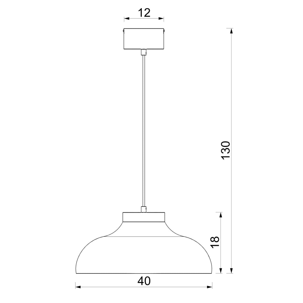 Lampada a sospensione Basca beige metallo 1xE27 Luminex