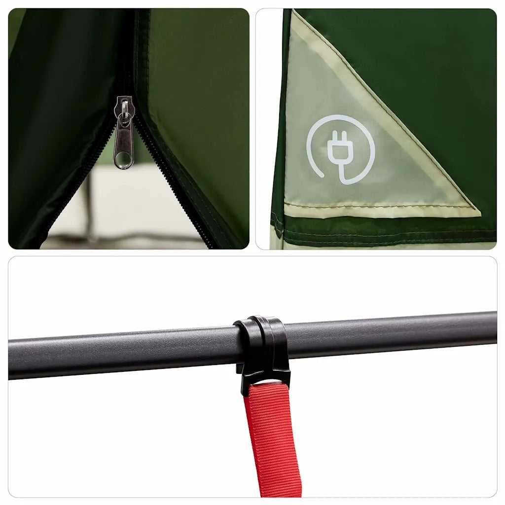 Tenda interna con tetto-Tenda da campeggio Verde 291 x 291 x 240 cm taffet¨¤