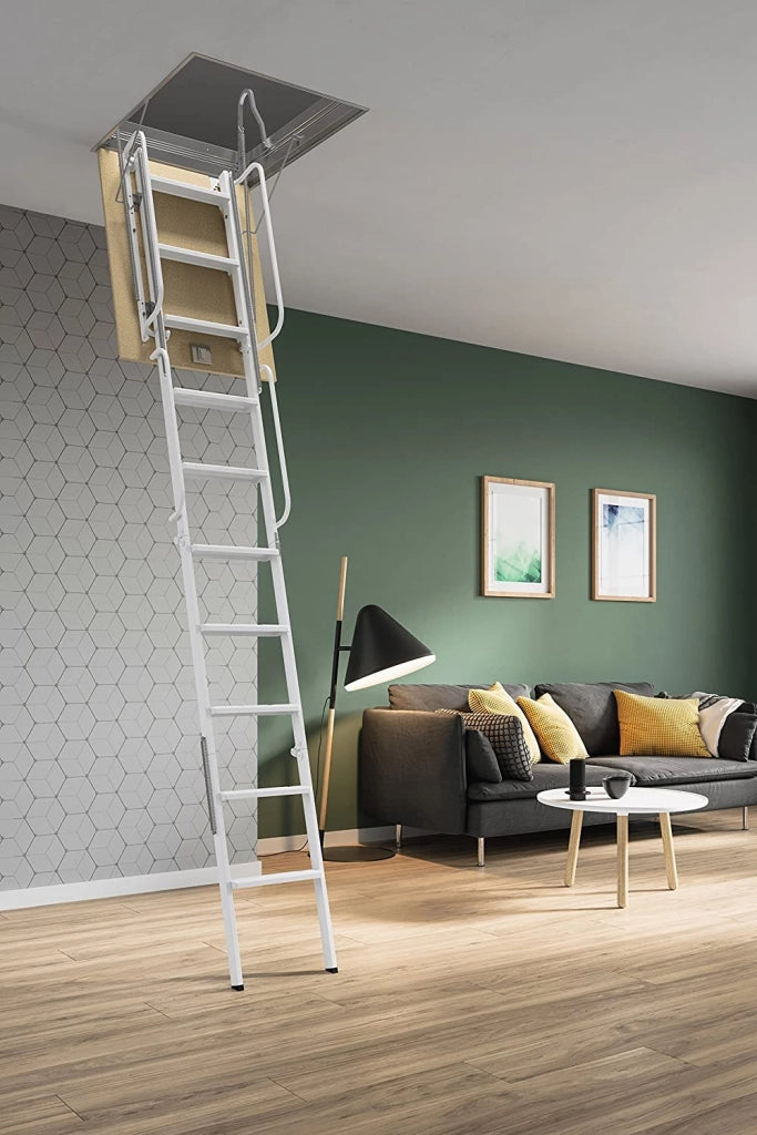 SCALA RETRATTILE PER SOFFITTA 70X130 H300 IN ACCIAIO SCARI 4PZ