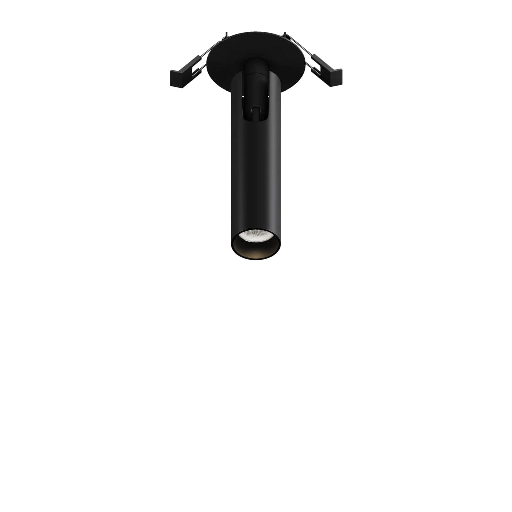 Maytoni Lampada da Incasso Focus T 1 luce LED integrato nero alluminio