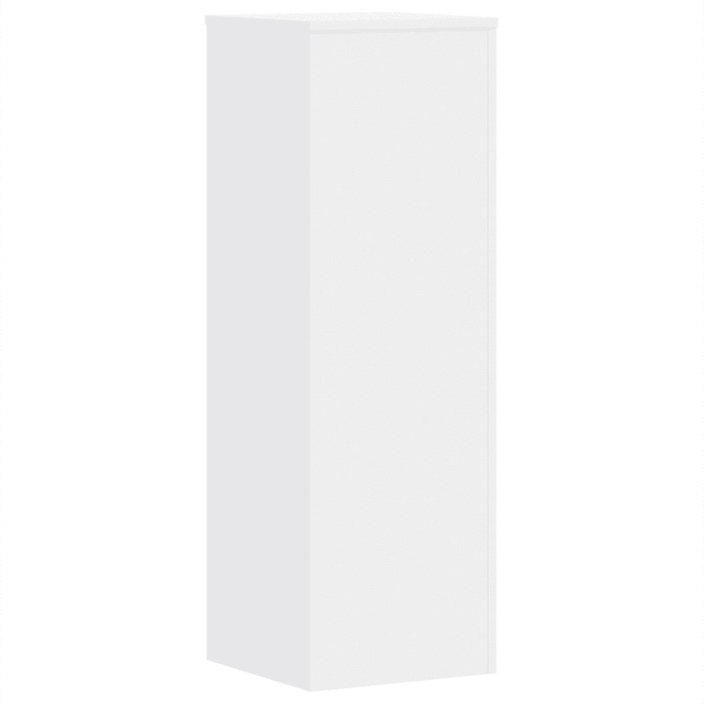 Supporti per Piante 2 pz Bianchi 33x33x100 cm Legno Multistrato 3307882