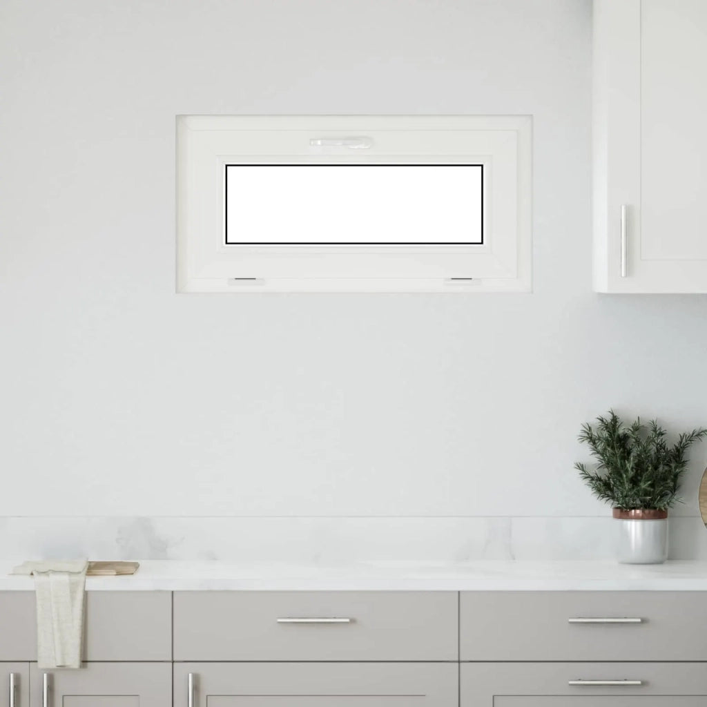 Finestra per Soffitta RISOR 80 x 40 cm PVC e Vetro Bianco CFW7268390
