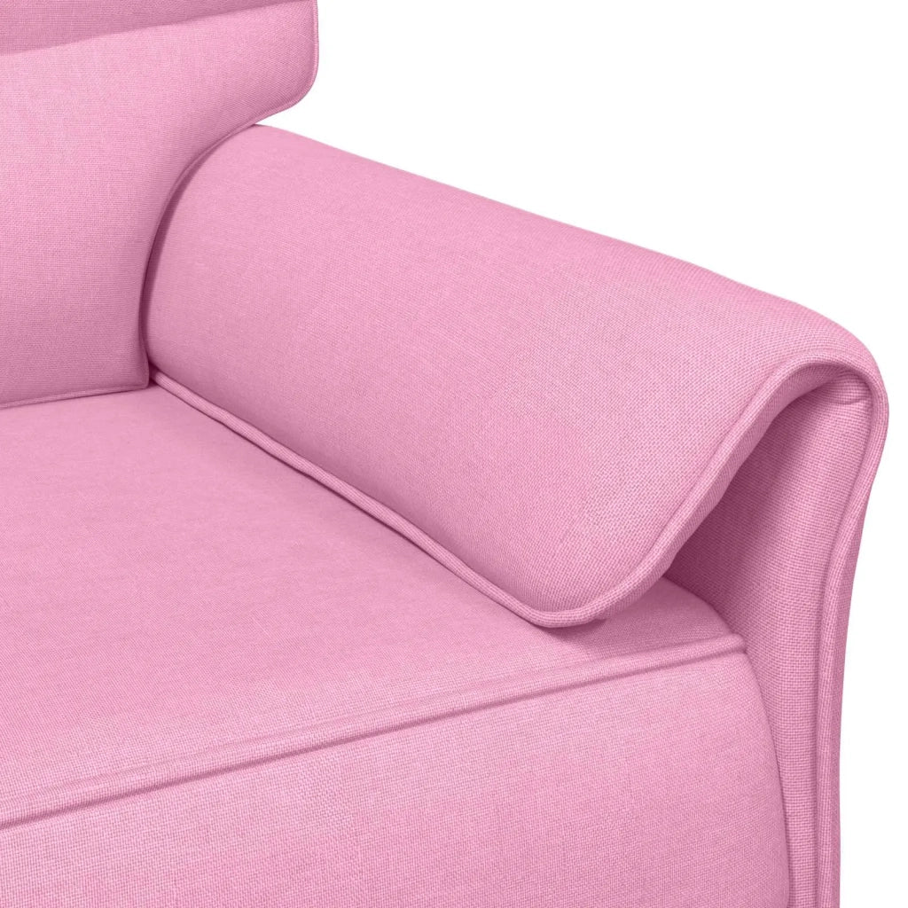Set di divani 2 pz Rosa Tessuto 3424855