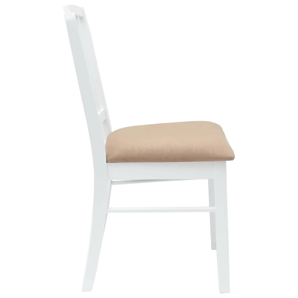 Sedie da pranzo 2 pz | Sedie da cucina Bianco 50 x 52,5 x 91 cm