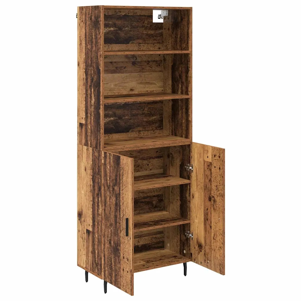 Credenza-Buffet-Armadio da cucina Legno vecchio 69,5 x 34 x 180 cm 597689
