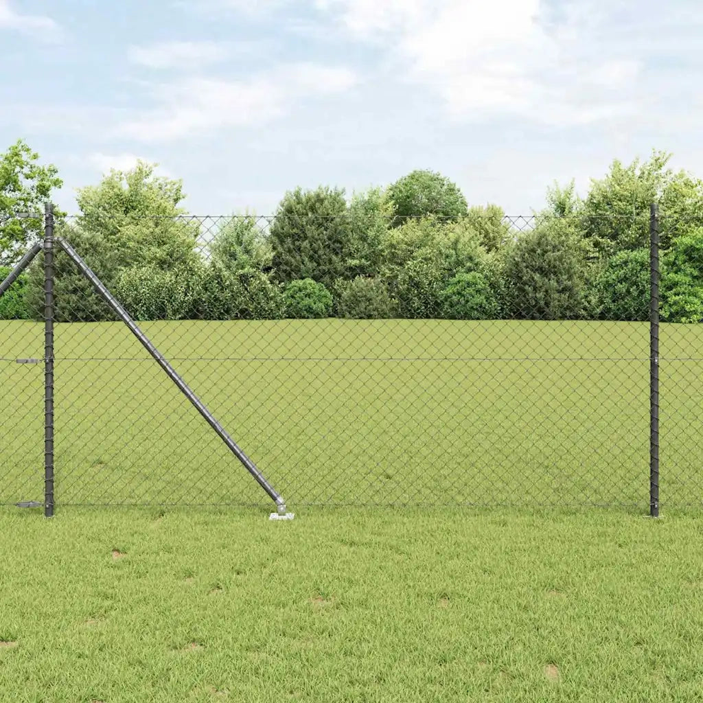 Palo della recinzione Grigio 10 x 1 m (rete 40 x 40 mm) 3351177