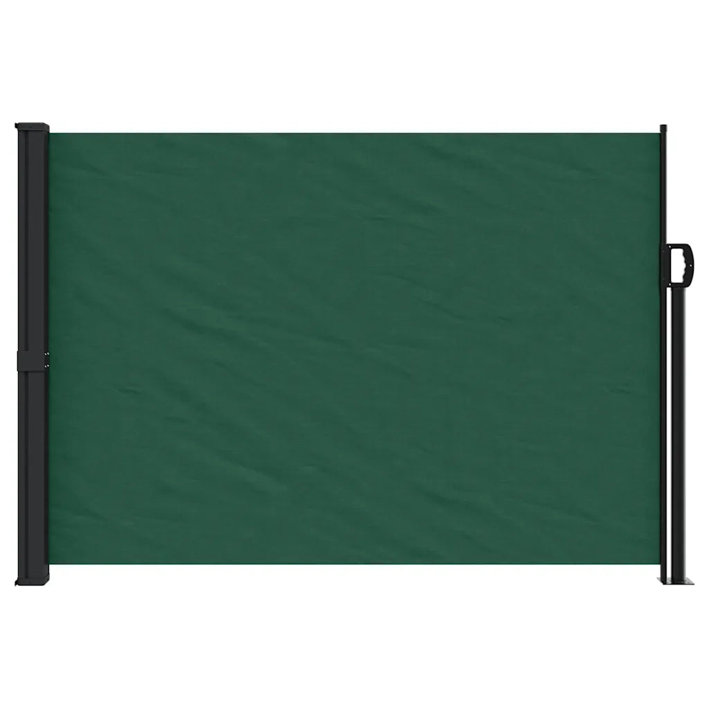 Tenda da Sole Laterale Retrattile-Tenda parasole per giardino Verde Scuro 140x300 cm