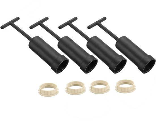 Kit di fissaggio per lampadine G9 - Set da 4 - Kit di installazione e rimozione - Sicurezza e installazione facile - Adatto per lampade da tavolo/lampade da parete