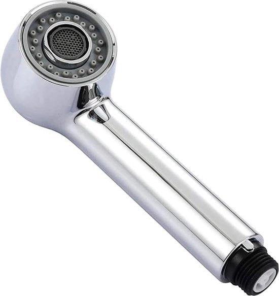 Verricchiatore doccia con 2 tipi di fascio di luce, doccia manuale per cucina, doccia a schermo per cucina e rubinetto di scarico, acciaio inox
