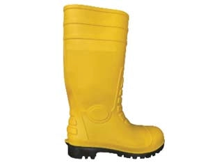 STIVALI DI SICUREZZA  A GINOCCHIO IN PVC GIALLO- - nÂ°43 - 1 paio EXCEL