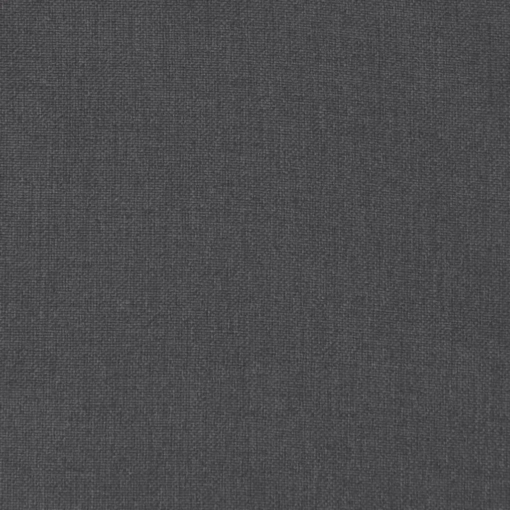 Cuscini Sedia Schiena Alta 6 Antracite Mélange 120x50x7 Tessuto 4002345