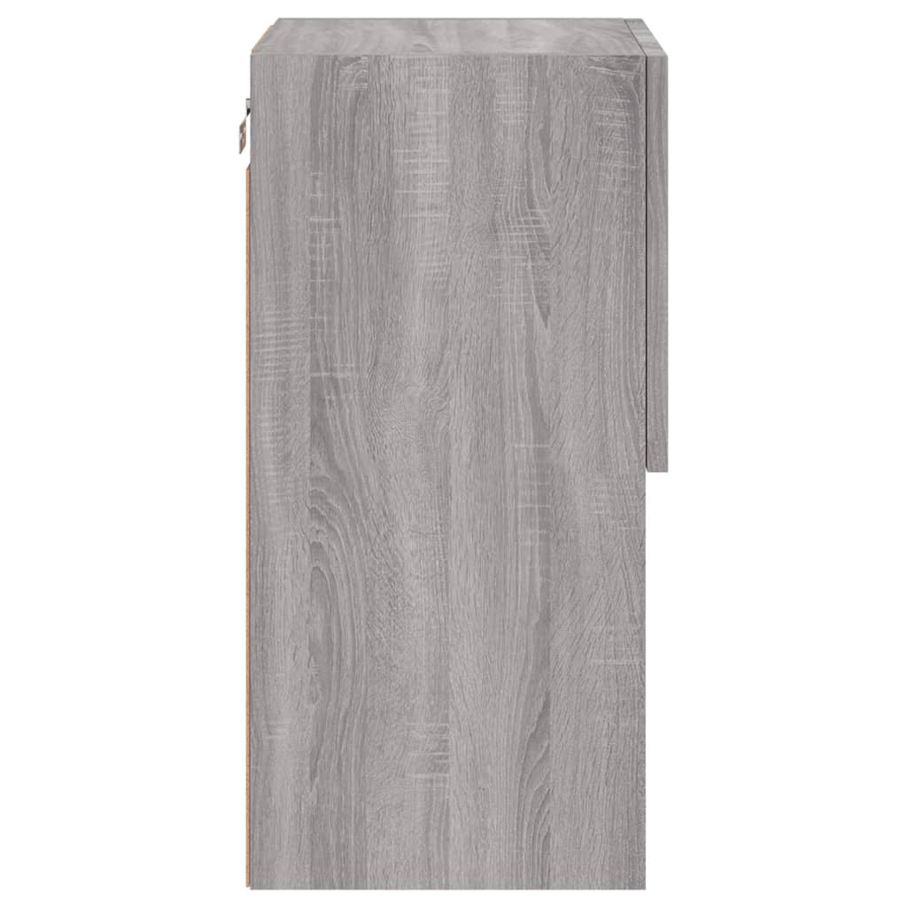 Mobile TV multimediale mensola TV credenza mobile TV sala da pranzo soggiorno camera da letto con luci LED Sonoma 30,5 x 30 x 60 cm grigio 02_0026821