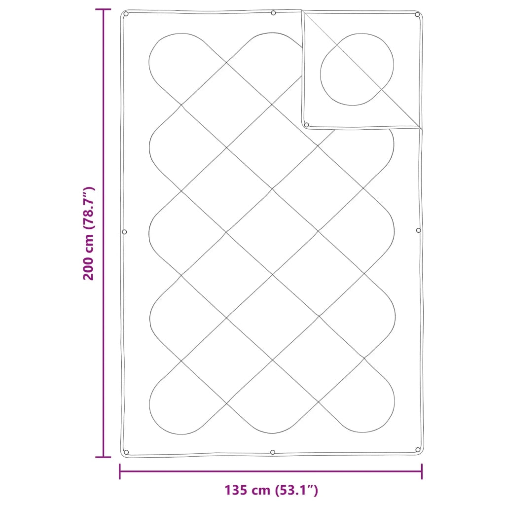 Set di Piumoni con cuscino 2 pcs Bianco Microfibra 3376792