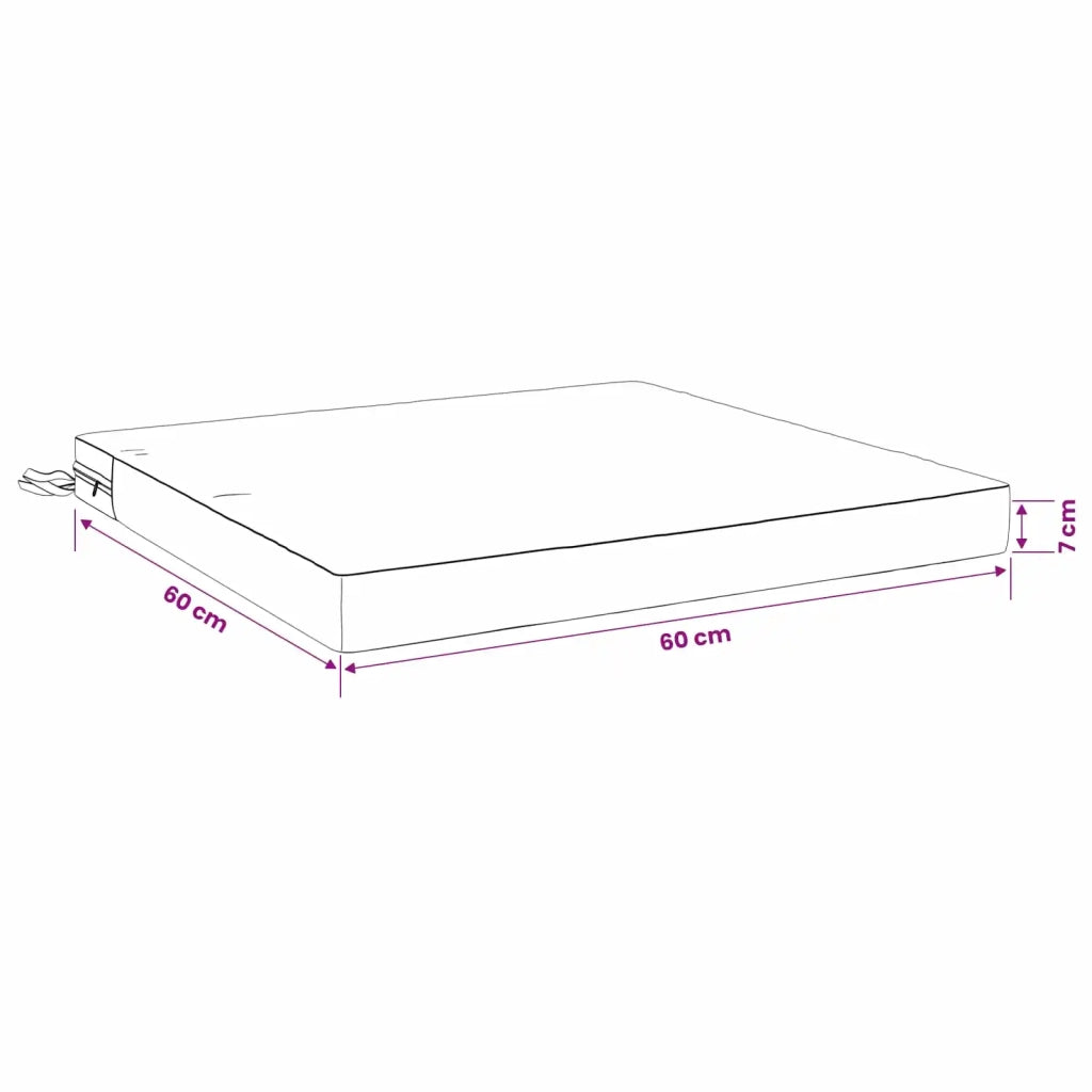 Cuscini per Sedia in 4 Pezzi SOEST 4 pz 100% Poliestere 944734