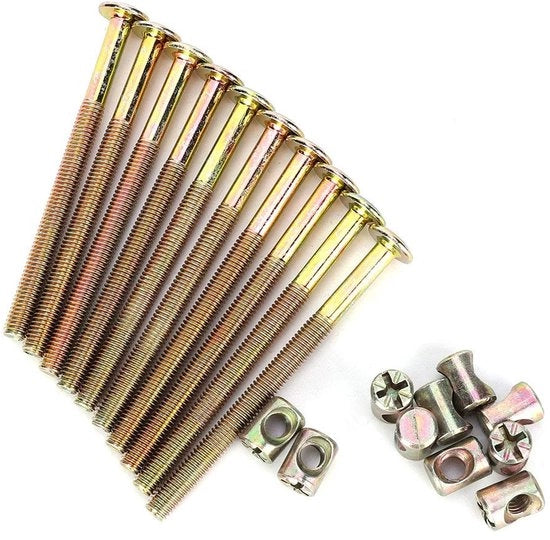 Set di viti da 10 pezzi - M6 acciaio di carbonio - materiali di fissaggio - viti - viti - viti da parete - 60mm di lunghezza