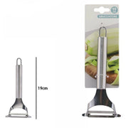 Trade Shop - Sbucciatore Pela Sbuccia Affetta Grattugia Frutta Verdura Universale 19cm 74090 -