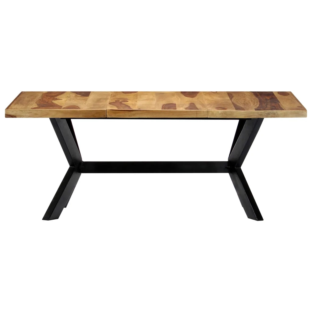 Tavolo da Pranzo 180x90x75cm in Legno Massello di Acacia 247432