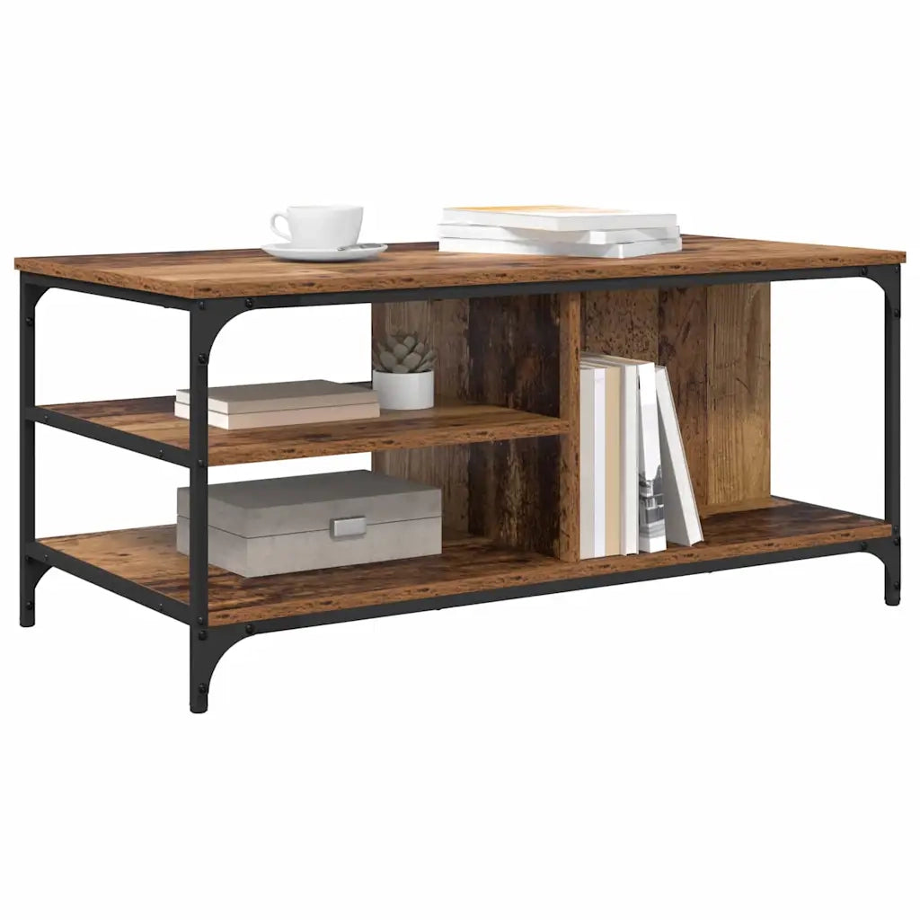 Tavolino da salotto Legno vecchio 100 x 50 x 45 cm 886240