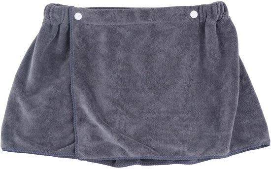 Saunakilt per uomo, asciugamano microfibra veloce, copri vita per uomo, regolabile, asciugamano per sauna con chiusura a bottone, 30 x 140 cm