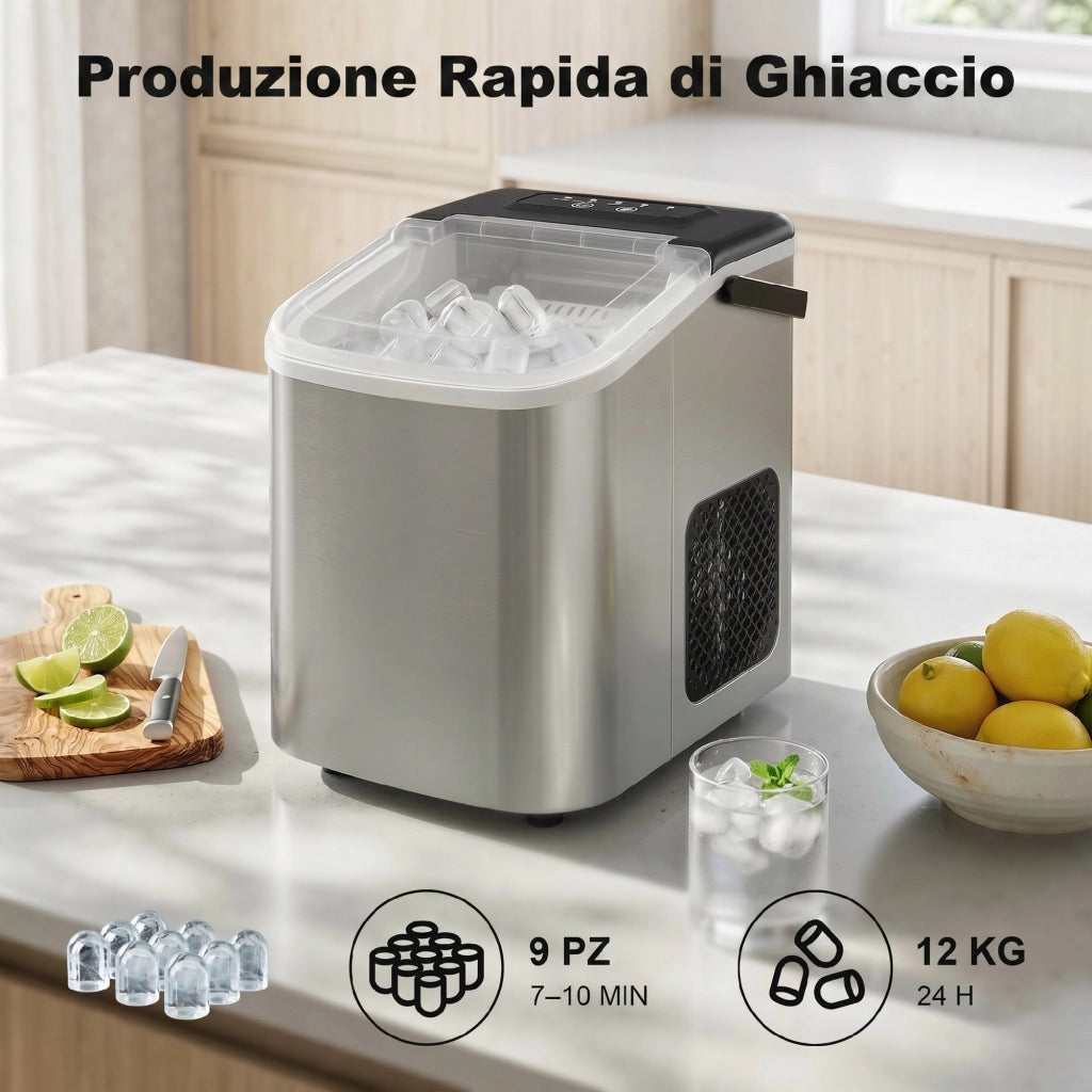 Macchina del Ghiaccio ¨C Minimal ¨C Argento