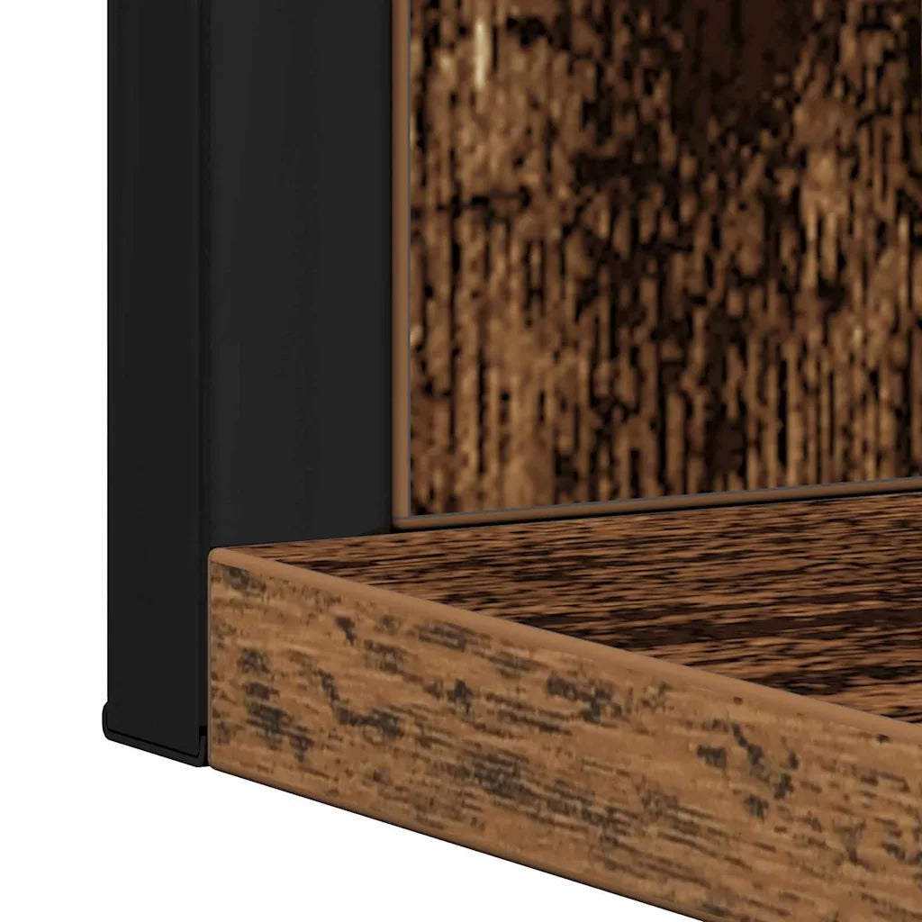 Specchio con lo scaffale Legno vecchio 50 x 12 x 60 cm