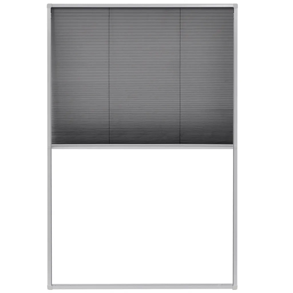 Zanzariera Plissettata per Finestre in Alluminio 80x120 cm 142612
