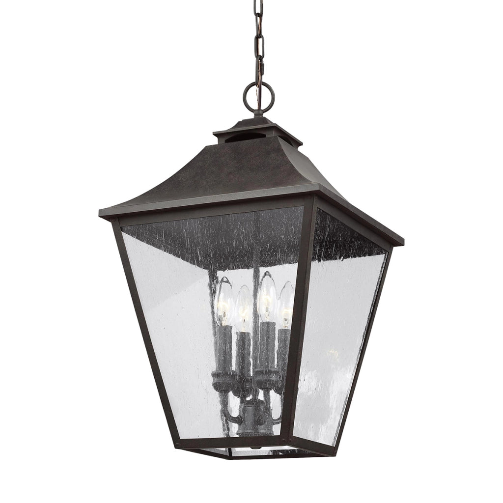 Lampada a sospensione esterna retro Feiss Galena 4xE14 IP44