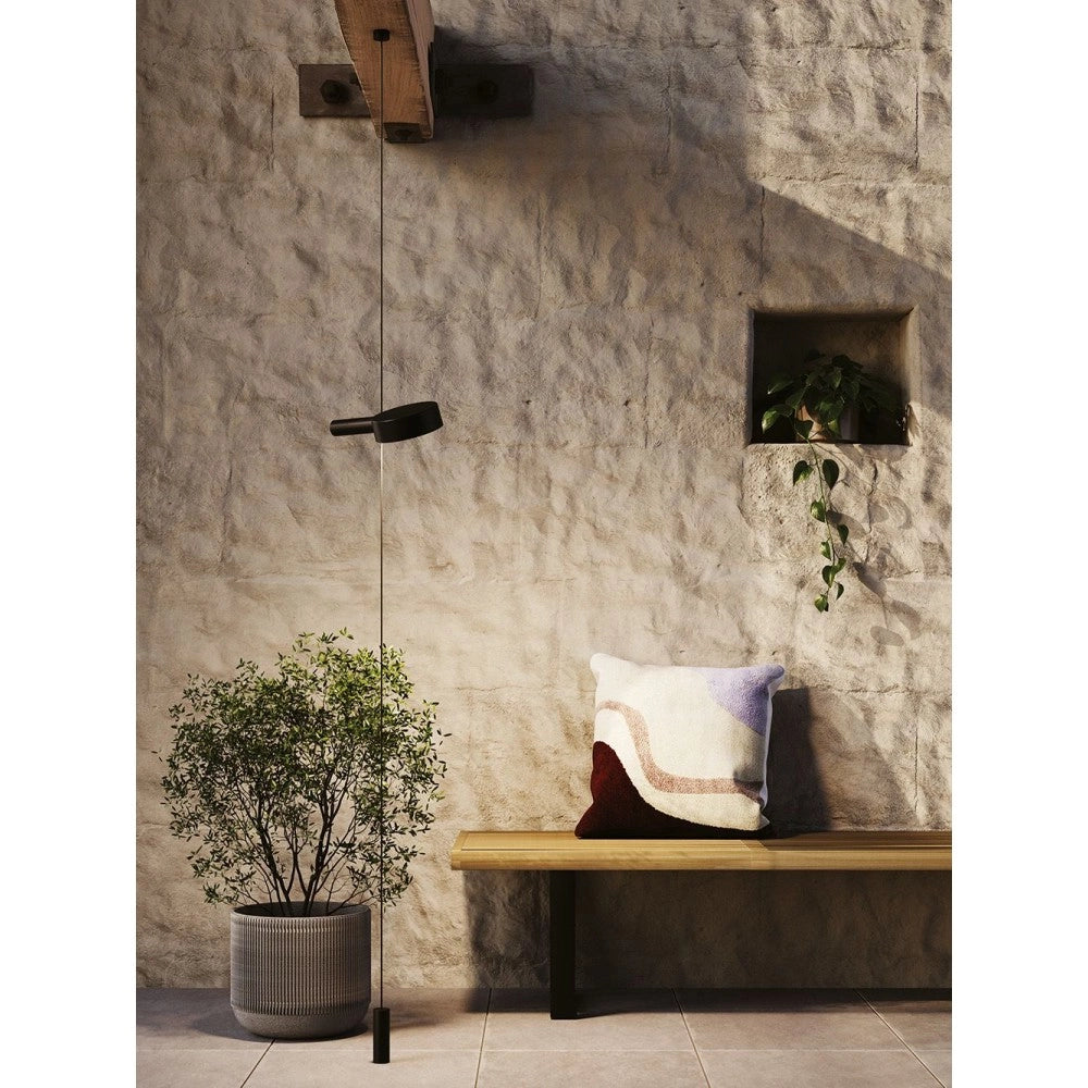 Zafferano Super O Lampada a led sospesa Bianca ricaricabile e dimmerabile - 3 Moduli Luce