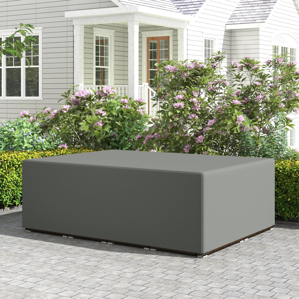 Copertura per mobili da giardino ¨C Xylo ¨C impermeabile anti-UV 275x205x90cm grigio