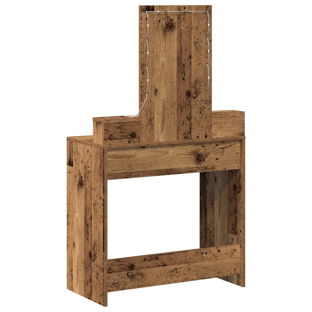 Toeletta | Tavolo da Trucco Marrone 79 x 41 x 140 cm Legno multistrato