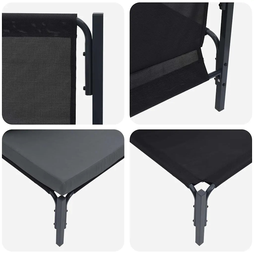 Mobili da Esterno 2 Pezzo Antracite 80 x 80 x 71 cm Acciaio 42009988