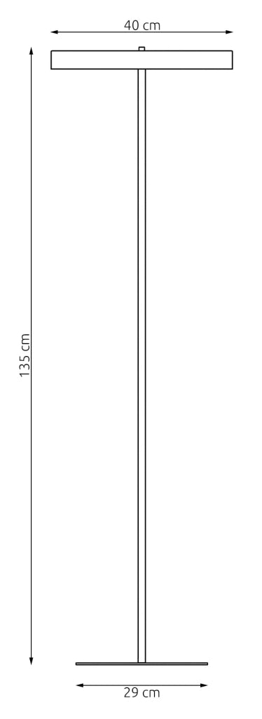 Piantana Minimal Poseidone Acciaio Bianco 3 Luci G9 Ip20
