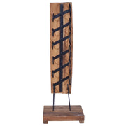 Cantinetta per 6 Bottiglie 35x35x100 cm in Legno di Teak 288809