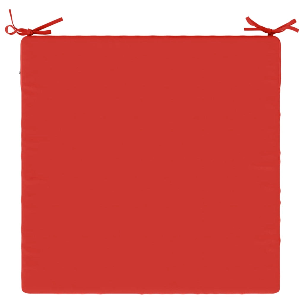 Cuscino per Sedia in Unico Pezzo SOEST 100% Poliestere Rosso 944751