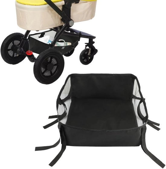 Organizzatore per passeggini - Materiale resistente al grasso - Sostegno organizzatore - Solido/Duraturo - Poliestere - Leggero - Aumenta lo spazio - Organizzatore per passeggini