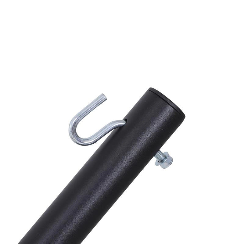 STRUTTURA PORTANTE PER AMACA SUPPORTO MAX 150 KG IN METALLO 360X92X115 CM NERO