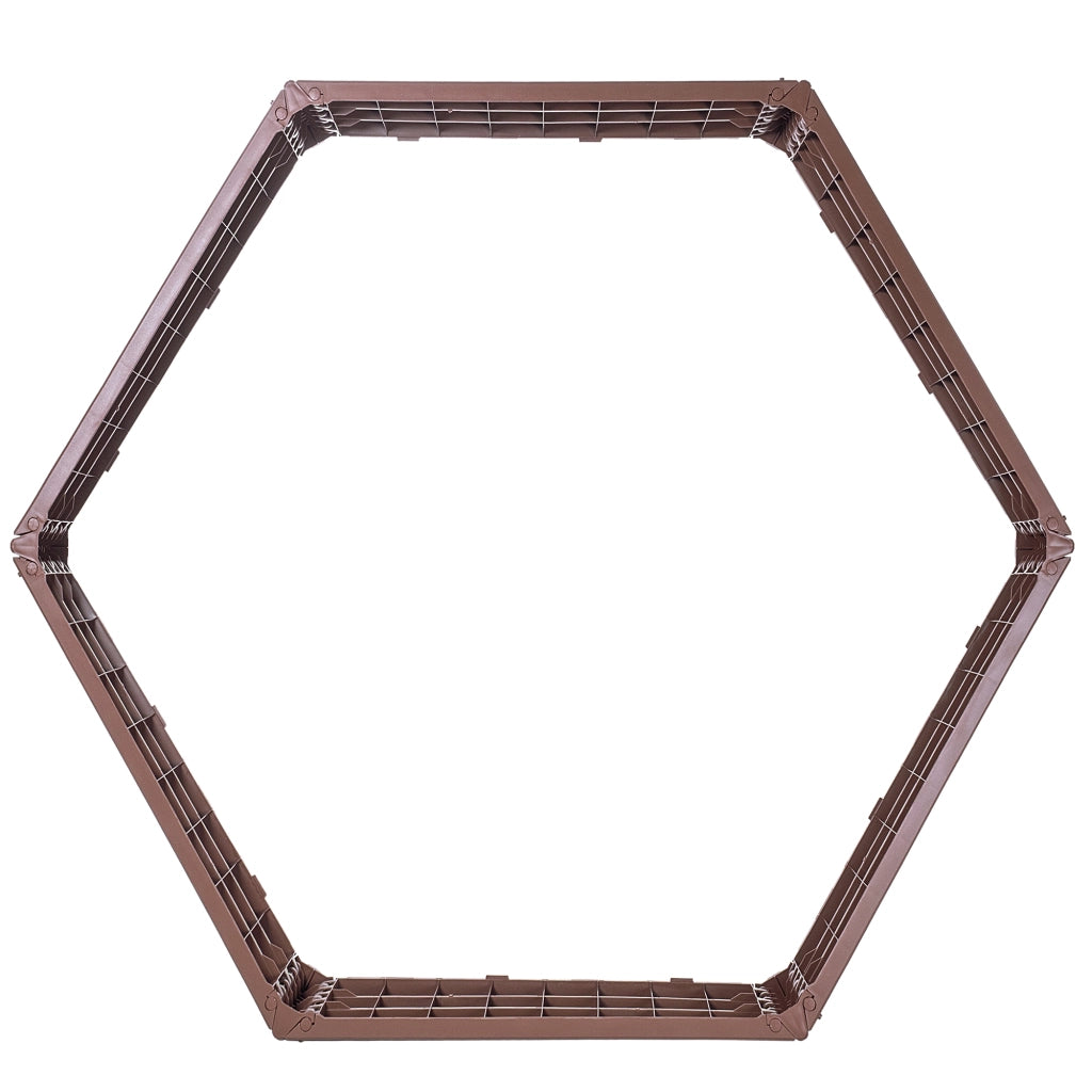 Aiuola rialzata per ortaggi KADAX, fioriera da giardino marrone 150x75 cm