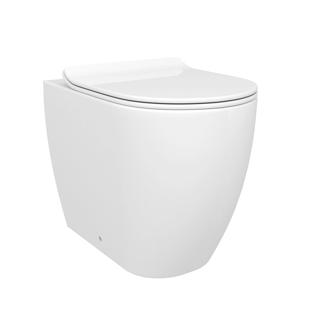 Vaso filo muro rimless Greta nero opaco