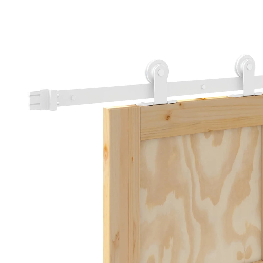 Porta scorrevole Naturale e Bianco 73,5 x 211 cm 3445477